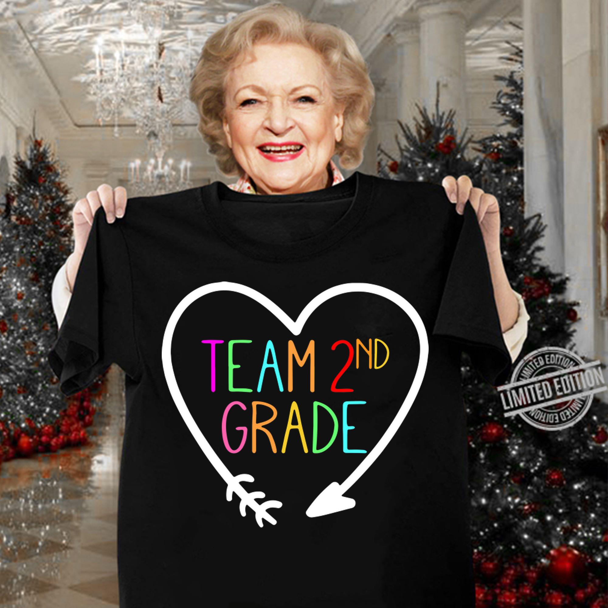 Team 2nd second Grade Teacher 1st Day of School t-shirt woman shirt