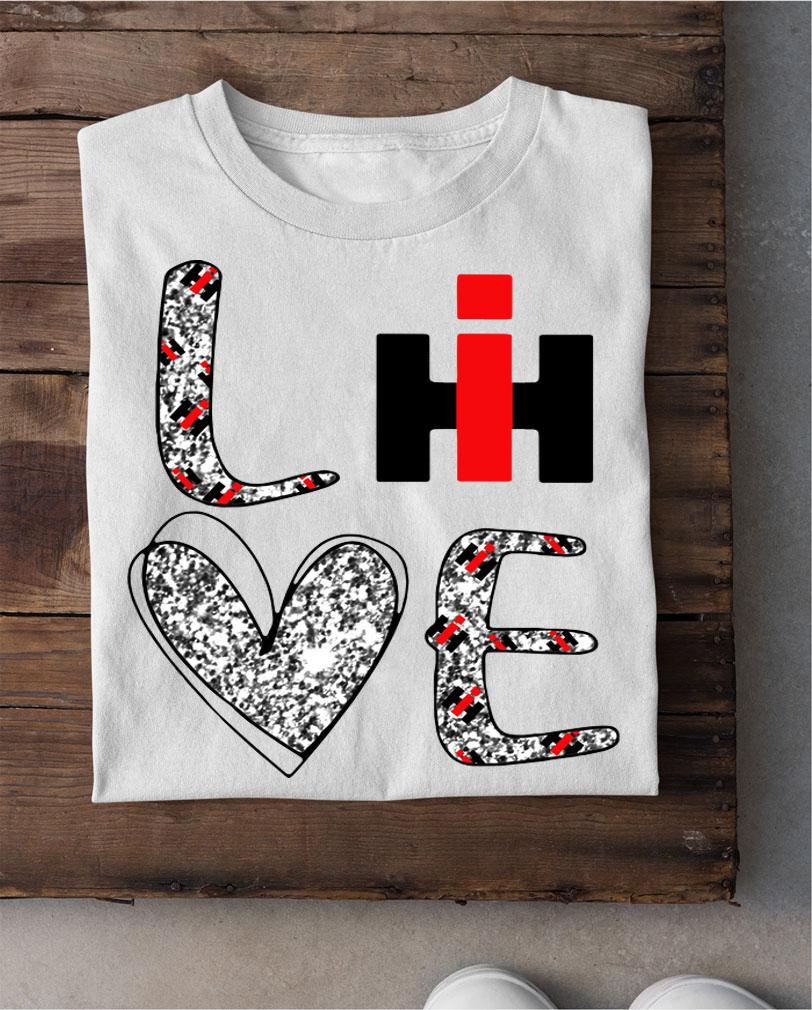 Love International Harvester logo t-shirt shirt
