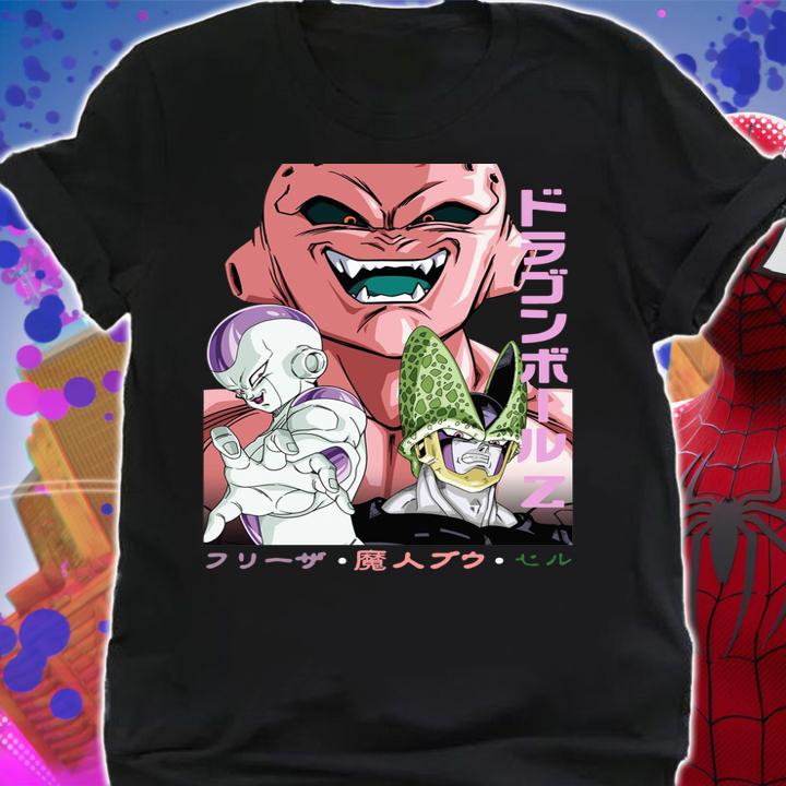 Dragon Ball Z Mabu Frieza Piccolo Cell t-shirt shirt