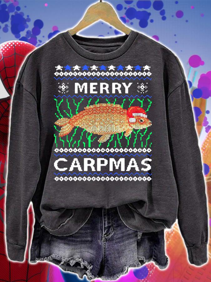 Merry carpmas christmas sweater t-shirt sweatshirt