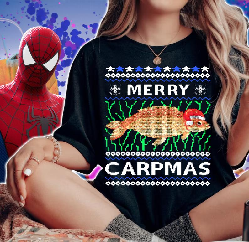 Merry carpmas christmas sweater t-shirt woman shirt