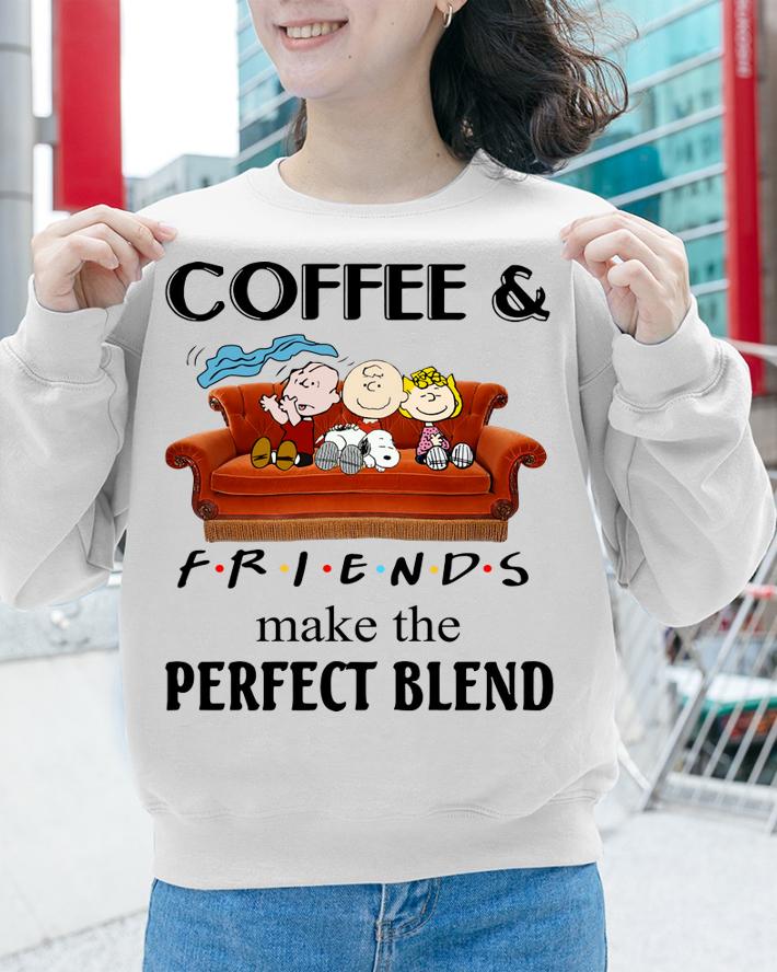 Peanuts characters Coffee & Friends make the perfect blend t-shirt sweatshirt