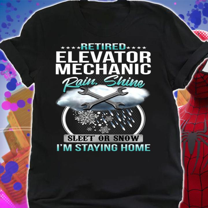 Retired Elevator Mechanic Just Like A Regular Elevator Mechanic t-shirt shirt