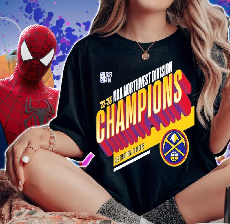 Denver Nuggets Northwest Division Champions Locker Room 2023 t-shirt woman shirt