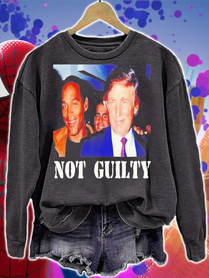 Donald Trump OJ Simpson not guilty t-shirt sweatshirt