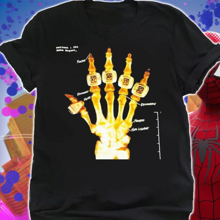 5 Rings Skeleton Kobe Bryant Shirt t-shirt shirt