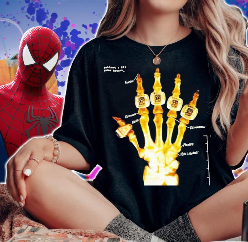 5 Rings Skeleton Kobe Bryant Shirt t-shirt woman shirt