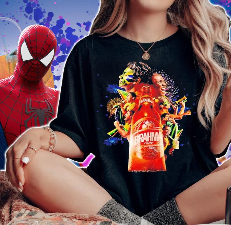 Brahma Champs Brahma Chopp Brazilian beer and firework shirt t-shirt woman shirt