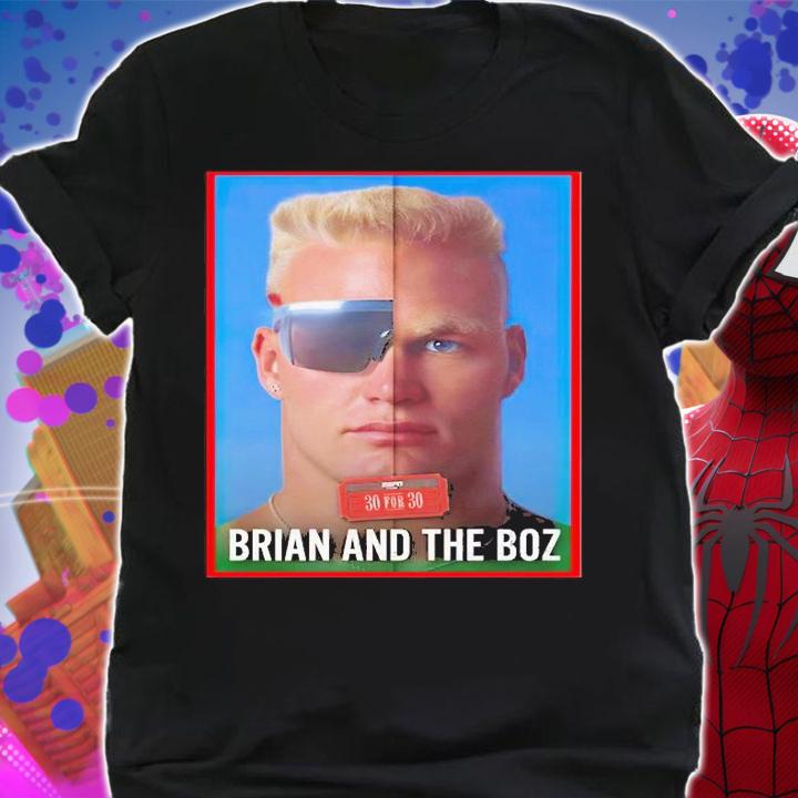 Brian Bosworth and the boz shirt t-shirt shirt