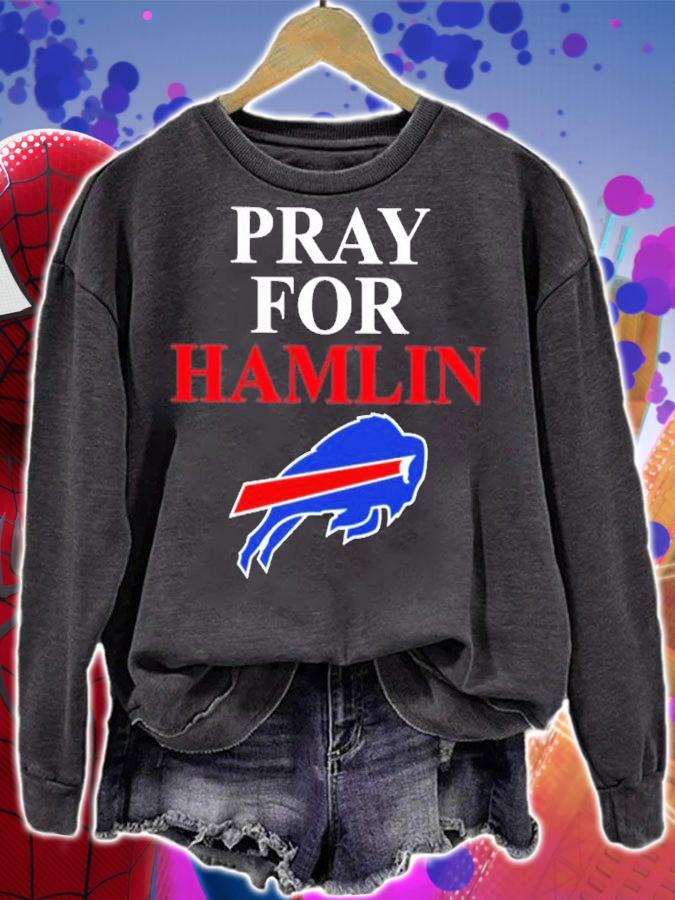 Bull Pray For Hamlin Buffalo Bills Shirt t-shirt sweatshirt