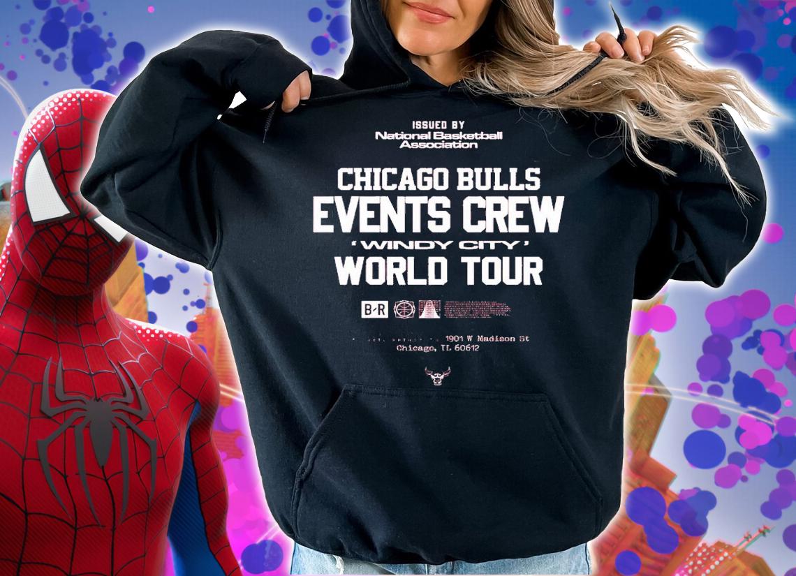 Chicago Bulls events crew windy city World Tour shirt t-shirt hoodie