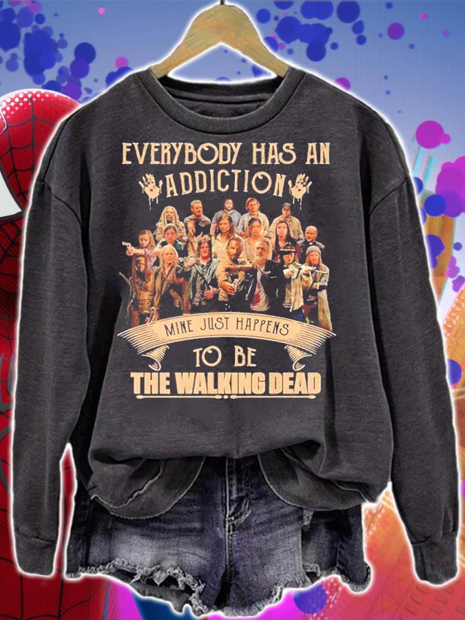Everybody Has An Addiction Mine Just Happens To Be The Walking Dead New 2022 Shirt t-shirt sweatshirt