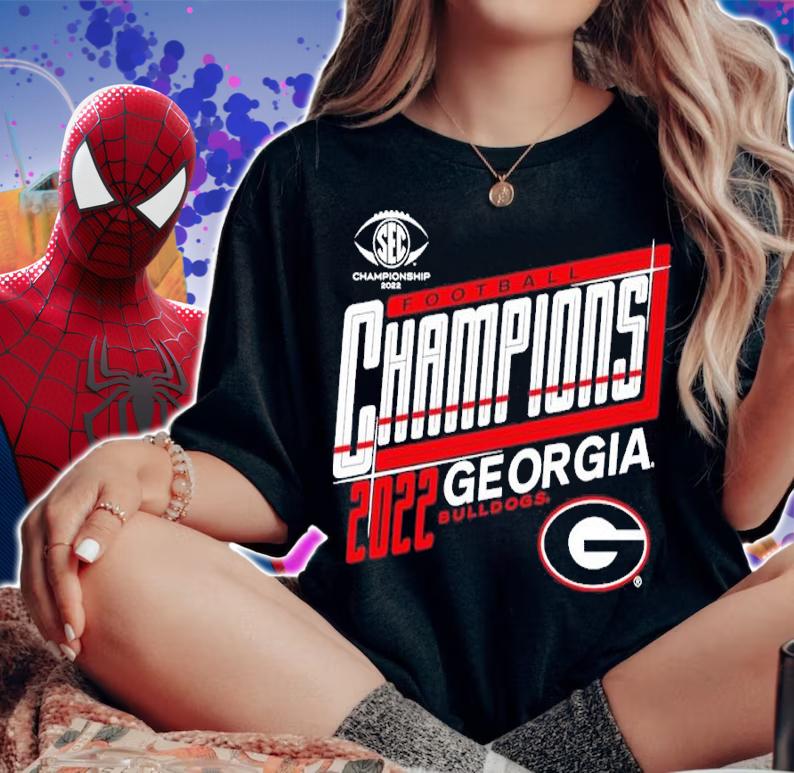 Georgia Bulldogs 2022 SEC Football Conference Champions Shirt t-shirt woman shirt