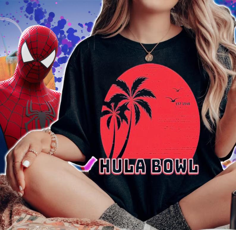 Hula Bowl Cali Beach Sunset shirt t-shirt woman shirt