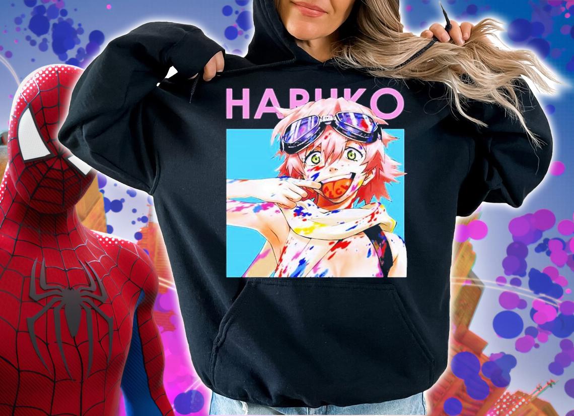 Haruko Haruhara Card Anime Flcl Fooly Cooly Shirt t-shirt hoodie