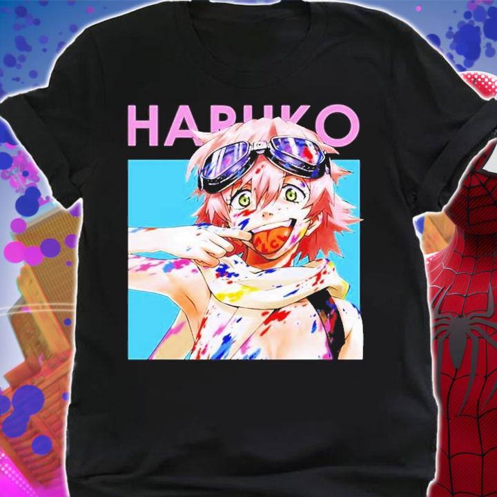 Haruko Haruhara Card Anime Flcl Fooly Cooly Shirt t-shirt shirt