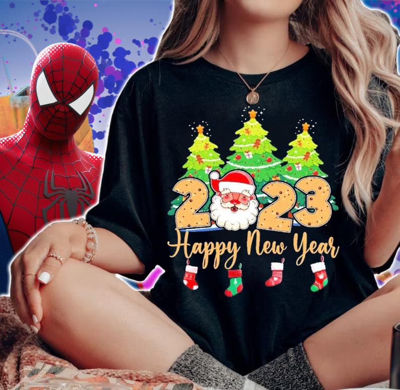 Hello 2023 New Year Party Cute Shirt t-shirt woman shirt