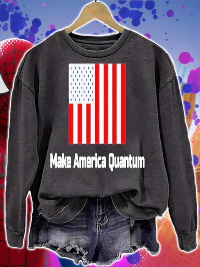 Make America Quantum Flag Shirt t-shirt sweatshirt