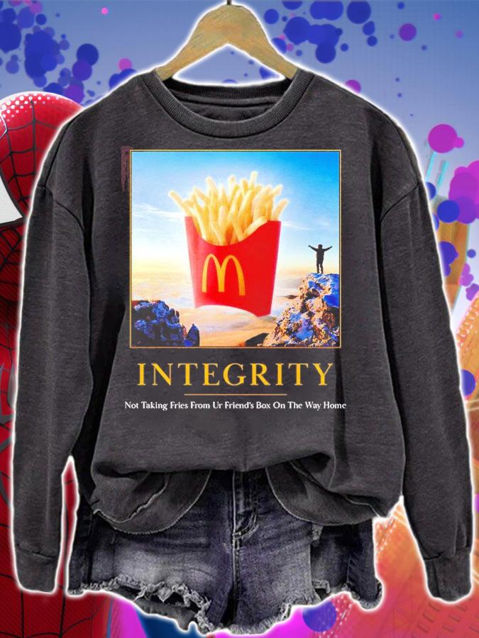 McDonald's French Fries Integrity Shirt t-shirt sweatshirt