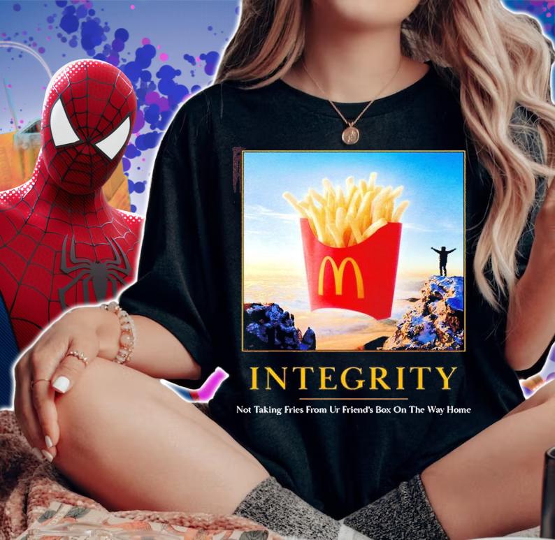 McDonald's French Fries Integrity Shirt t-shirt woman shirt