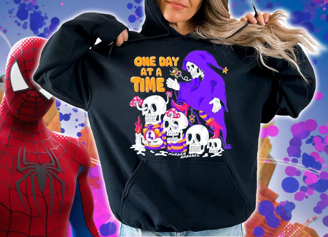 Skull One Day At A Time Shirt t-shirt hoodie