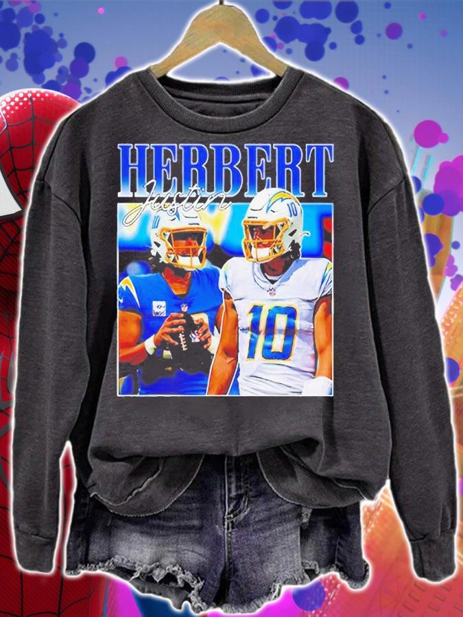 Vintage Style Justin Herbert shirt t-shirt sweatshirt