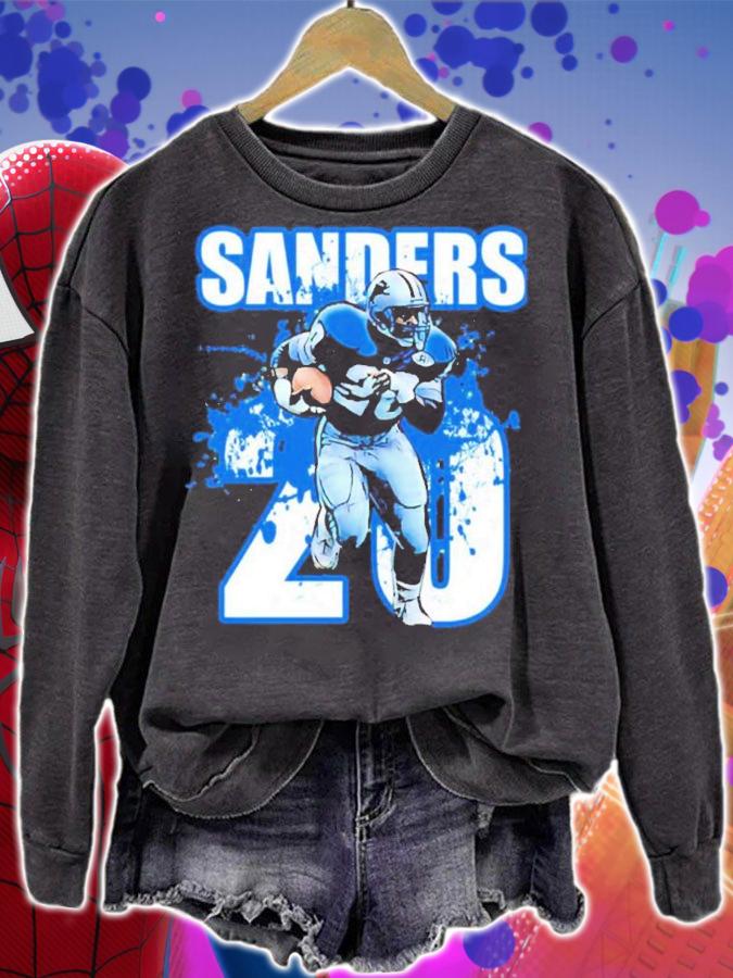 Barry Sanders Detroit Lions Football Shirt t-shirt