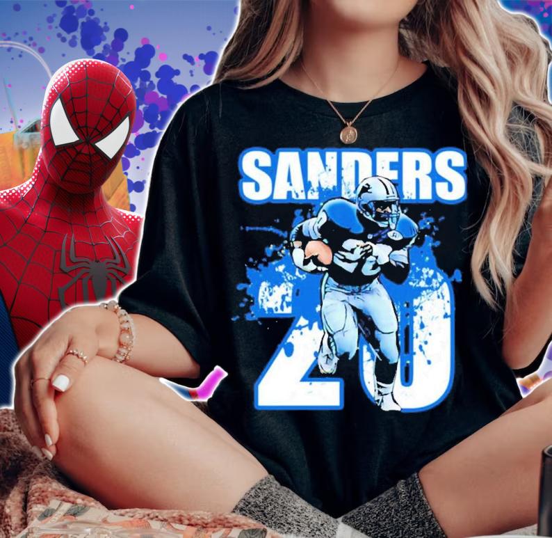 Barry Sanders Detroit Lions Football Shirt t-shirt