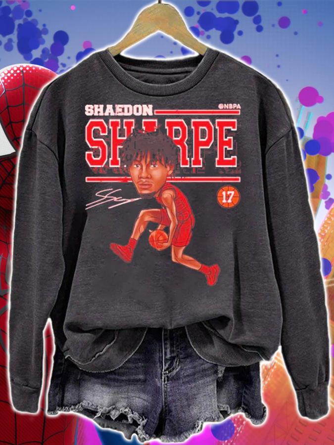 Shaedon Sharpe Portland Cartoon Basketball Signature Shirt t-shirt
