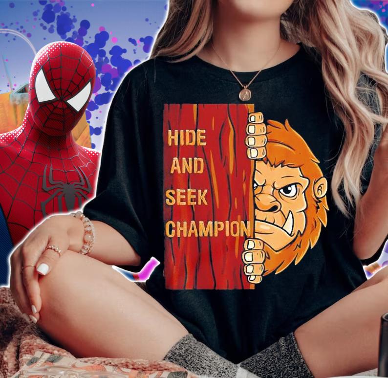 Bigfoot Hide And Seek Champion Funny Sasquatch Forest T-Shirt t-shirt woman shirt