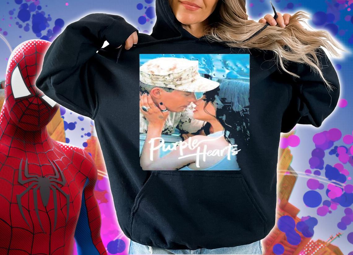 Cassie And Luke Purple Hearts Netflix Movie T-Shirt t-shirt hoodie