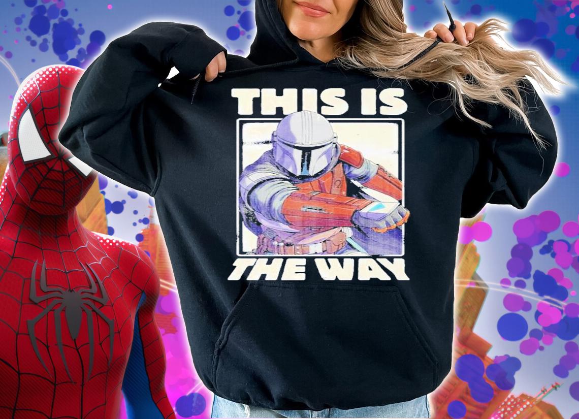 Character Star Wars The Mandalorian This Is The Way Portrait T-Shirt t-shirt hoodie