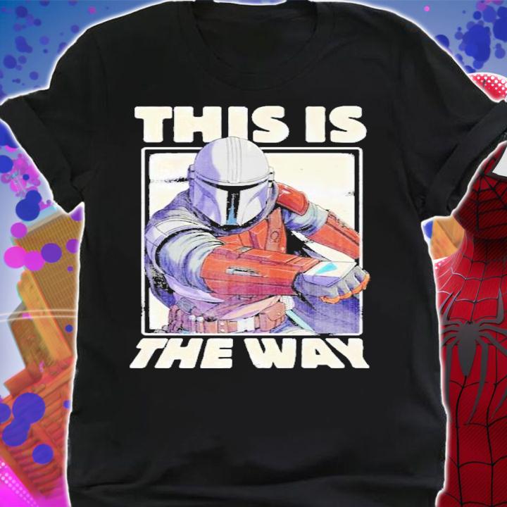 Character Star Wars The Mandalorian This Is The Way Portrait T-Shirt t-shirt shirt