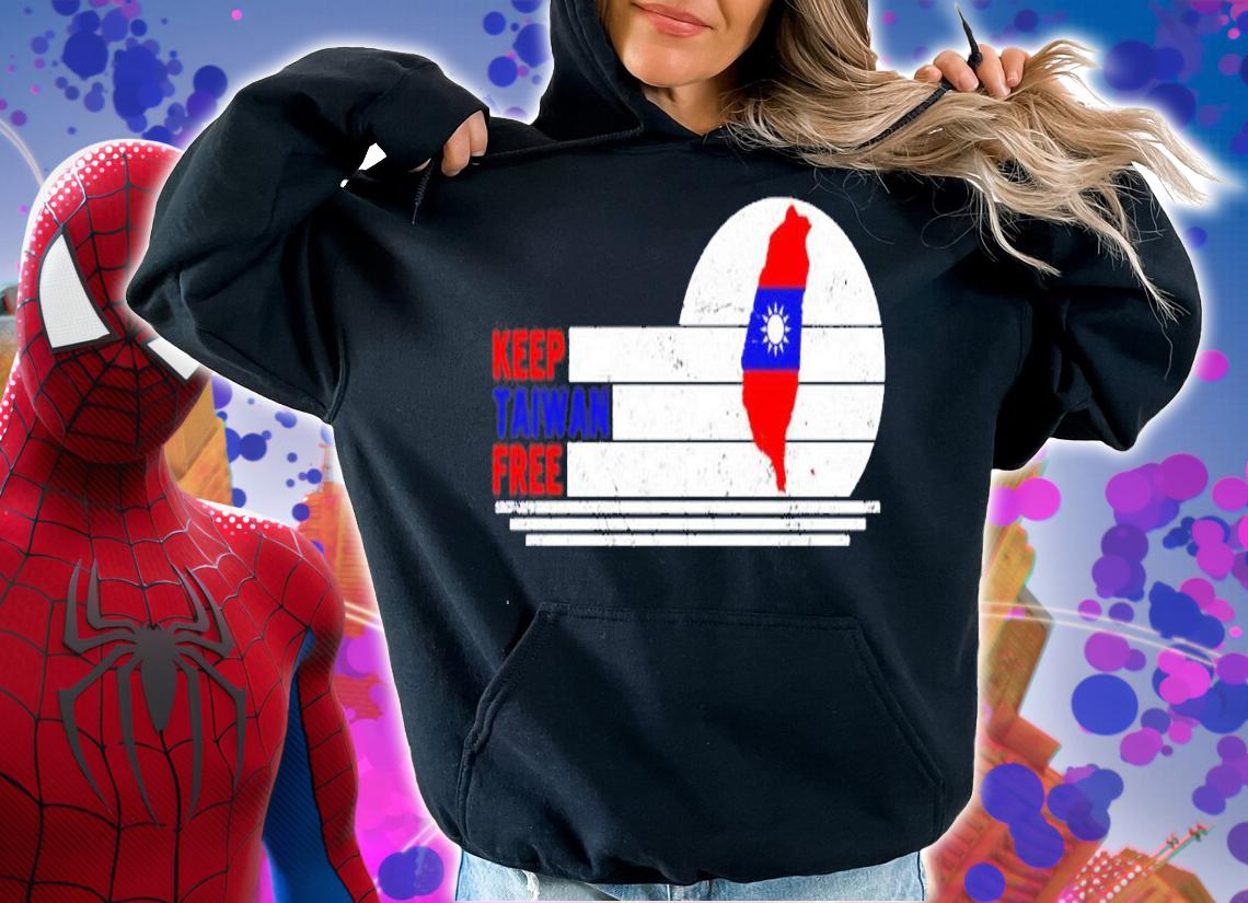 Keep Taiwan Free Flag Map shirt t-shirt