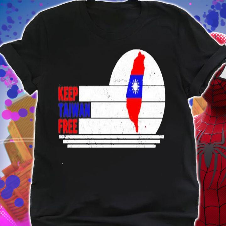 Keep Taiwan Free Flag Map shirt t-shirt