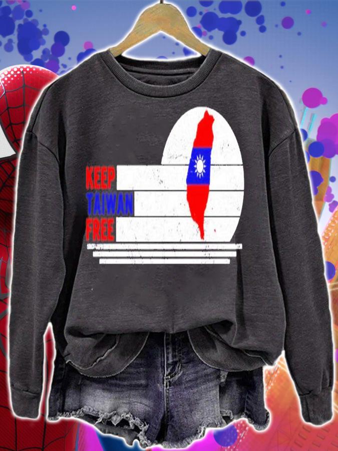 Keep Taiwan Free Flag Map shirt t-shirt