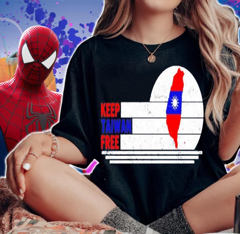 Keep Taiwan Free Flag Map shirt t-shirt