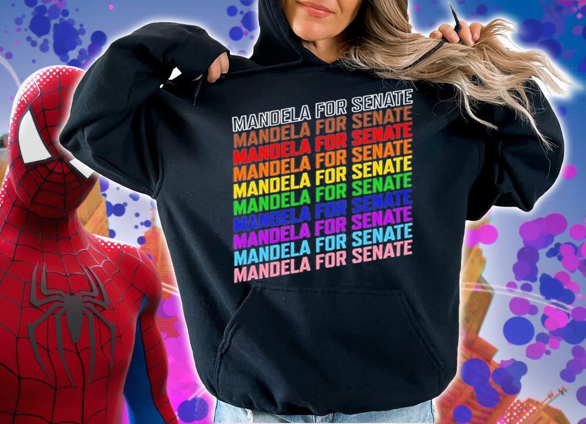 Mandela Barnes For U.S. Senate Mandela For Senate Cory Booker T-Shirt t-shirt hoodie