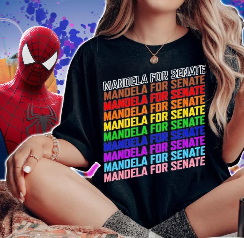Mandela Barnes For U.S. Senate Mandela For Senate Cory Booker T-Shirt t-shirt woman shirt