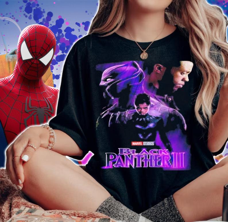 Marvel Characters Black Panther 2 Wakanda Forever New Movie 2022 Shirt t-shirt