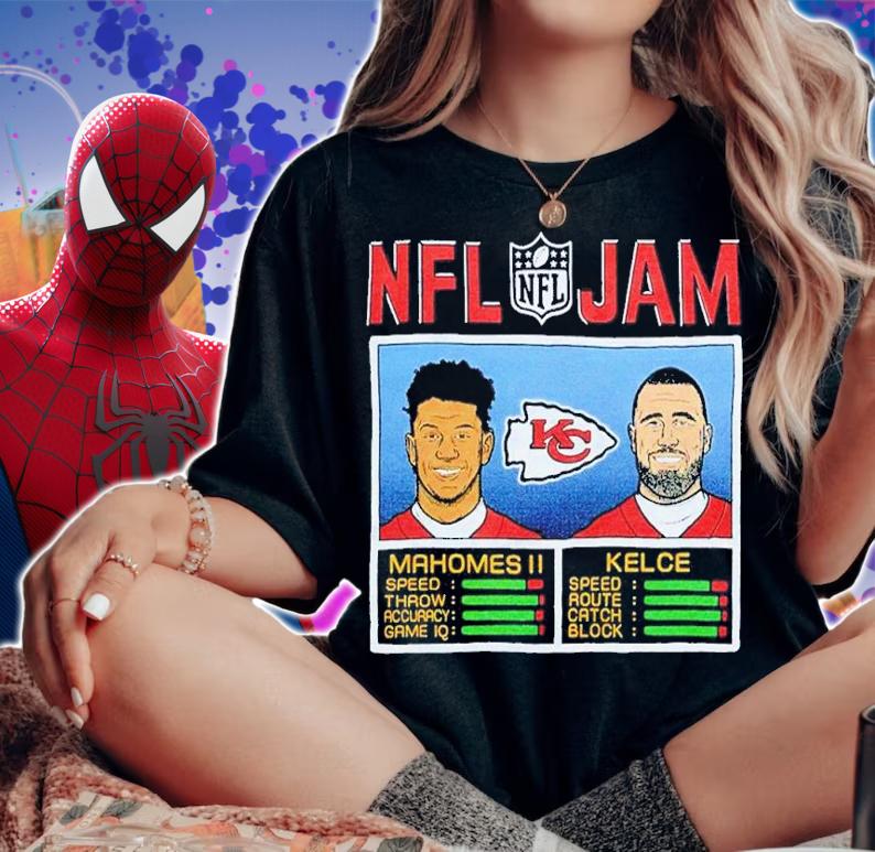 NFL Jam Chiefs Mahomes And Kelce shirt t-shirt woman shirt