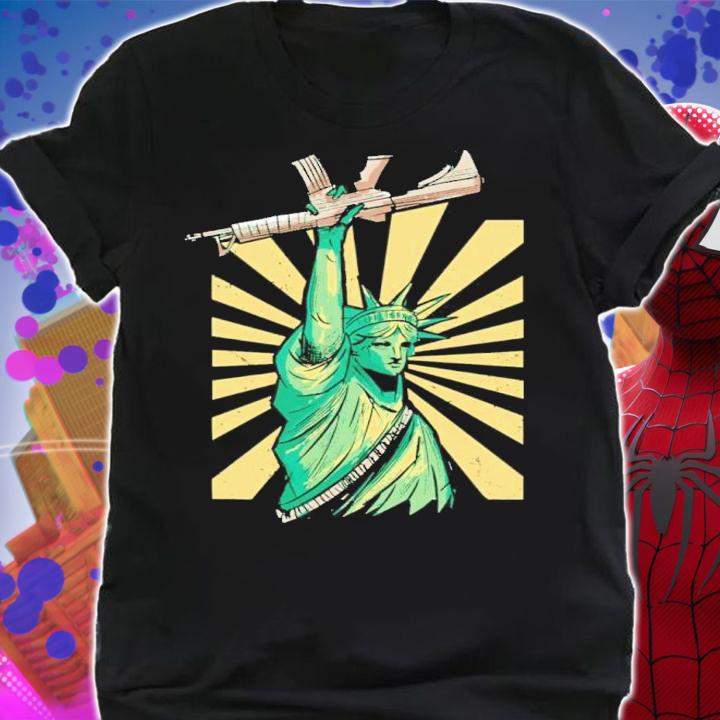 American Statue Of Liberty With Ar-15 Shirt t-shirt shirt