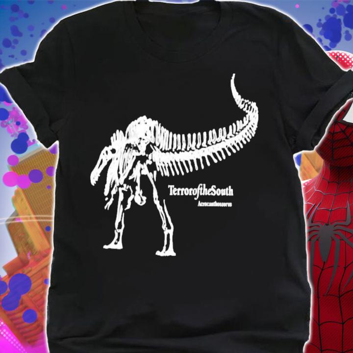 Black Terror Of The South Acrocanthosaurus T-Shirt t-shirt shirt