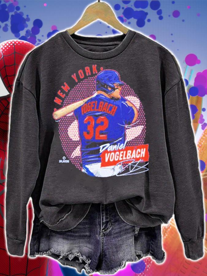 Daniel Vogelbach New York M Dots Baseball Signature Shirt t-shirt sweatshirt