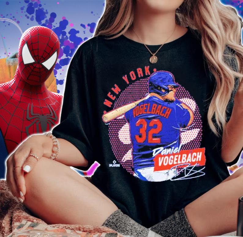 Daniel Vogelbach New York M Dots Baseball Signature Shirt t-shirt woman shirt