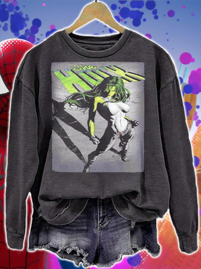 She Hulk Marvel She-Hulk Shadow Shirt t-shirt sweatshirt