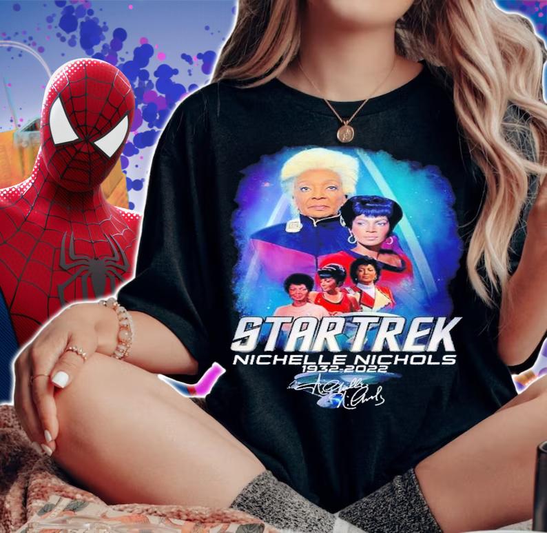 Star Trek Nichelle Nichols 1932 2022 signature shirt t-shirt