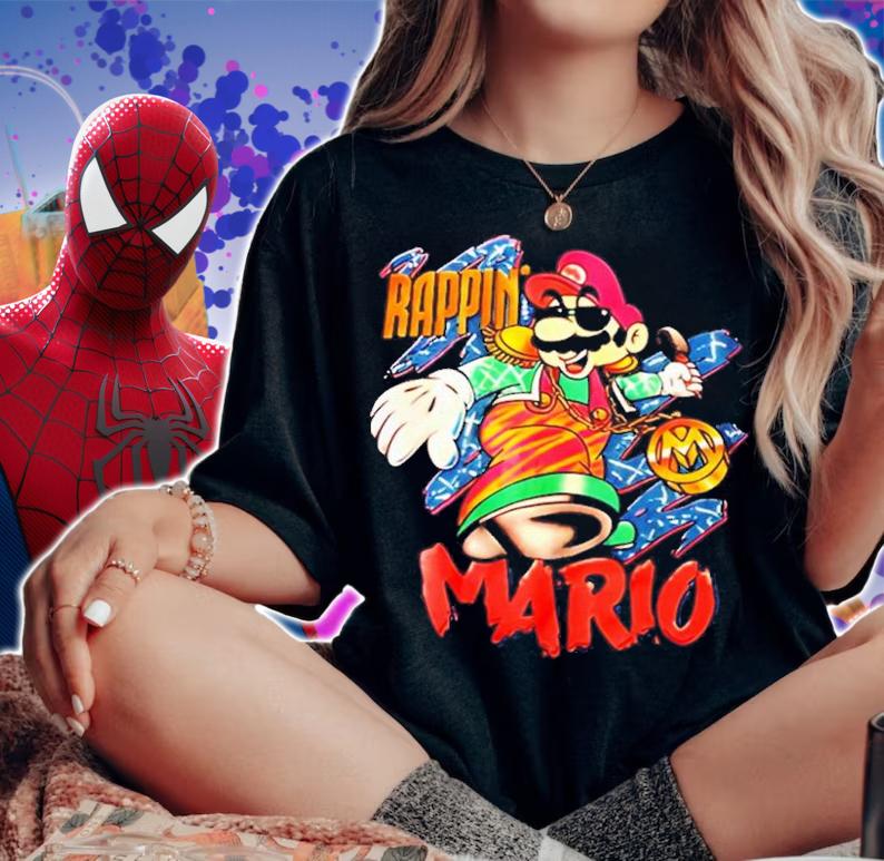 Super Mario Broth Rappin' Mario Shirt t-shirt woman shirt