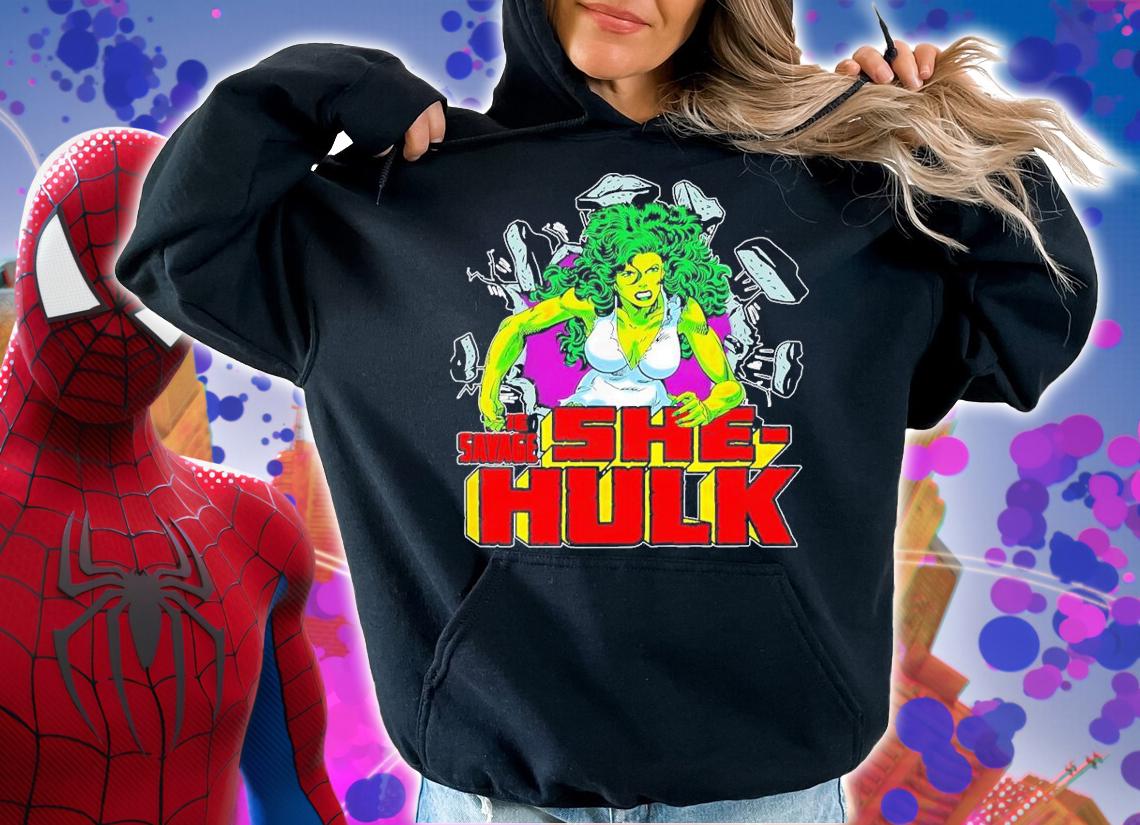 The Savage She Hulk Retro Comic T-Shirt t-shirt hoodie