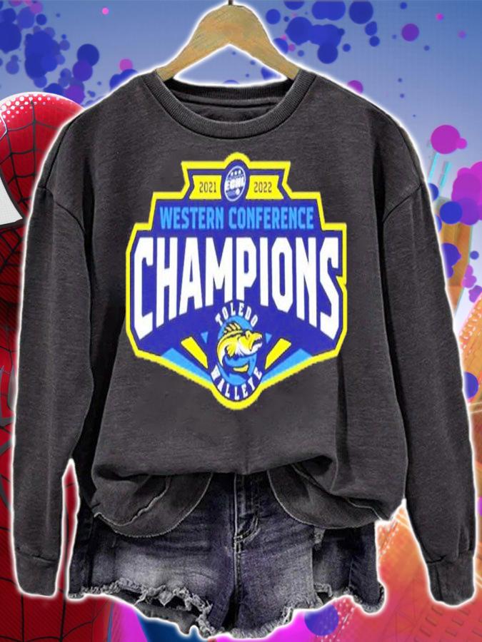 Toledo Walleye 2022 Western Conference Champs shirt t-shirt sweatshirt